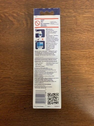 Oral-B Professional Precision Clean Pack 5 Replacement Tooth Brush Heads New - Picture 2 of 2