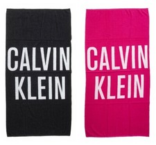 Beach towel CK CALVIN KLEIN spa pool cotton sponge 170 x 90 cm (approx.) With lo