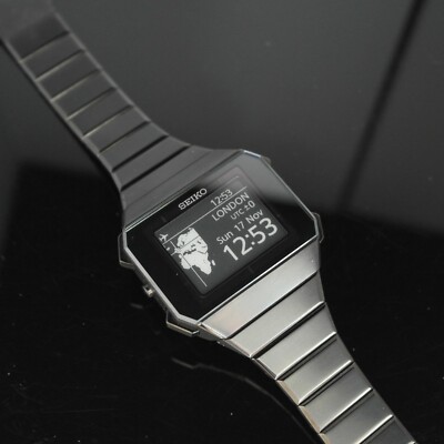 Seiko Brightz Active Matrix EPD Electronic Ink Luxury Men's Watch