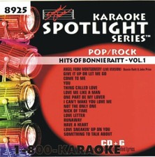 SOUND CHOICE KARAOKE BONNIE RAITT CD G SC8925 RARE/HARD TO FIND 15 SONG cdg