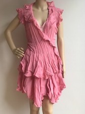 Topshop Ladies Frill/Ruffle Wrap Dress UK 12