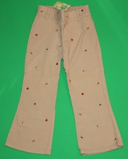 4 NWT Gymboree APPLE FOR THE TEACHER Vintage Khaki Fruit Corduroy PANTS Girls