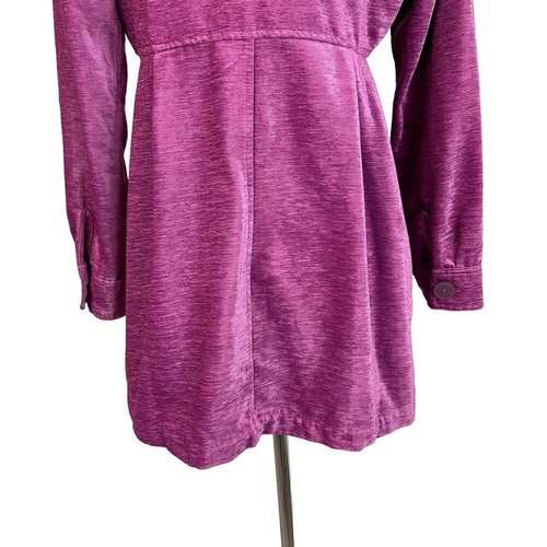 Weiche Umrandung Fiona Chenille Tunika Oberteil Fuchsia Beere S Neu mit Etikett Langarm - Bild 8 von 13
