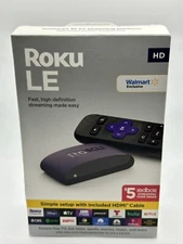 Roku LE HD Streaming Media Player High Speed HDMI Cable & Remote 3930S4 - NEW
