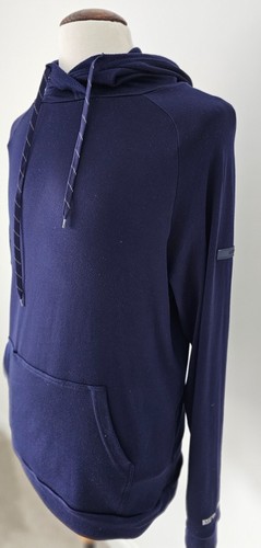 Mens Boo Hoo Man Active Navy Blue Hoodie Gym/Training/Sports - Medium - Picture 3 of 12