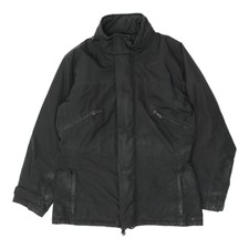 Aspesi Womens Black Polyester Quilted Jacket | Vintage High End Designer Vtg