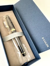 "Near Mint"  Sailor Professional Gear Slim Gold Fountain Pen 14K Nib-Fine