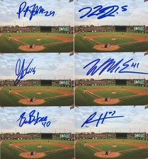 Arkansas Razorbacks Baum Stadium Autographed Baseball Cards - You Pick!