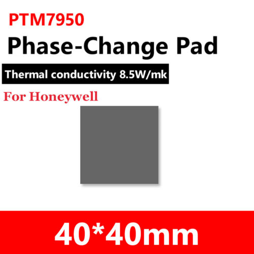 For Honeywell PTM7950 Phase-change Pad 8.5W/mK for Laptop GPU CPU (40x40mm) - Photo 5/9
