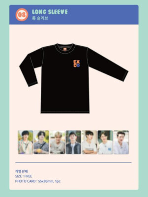 EXO EXO's Travel the World On a Ladder POP-UP STORE LONG SLEEVE +