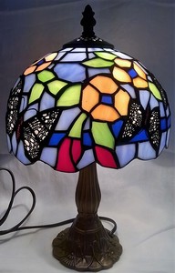 tiffany style butterfly table lamp