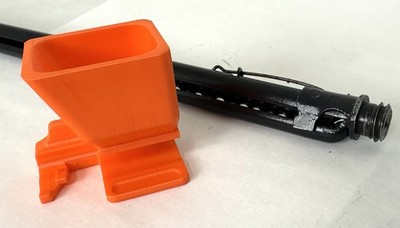 Old Daisy Model 25 BB Gun Speed Loader   Orange   Shot Tube Loader