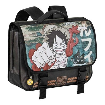 One Piece Satchel 38x30x12cm With Flap And Snap Fastening