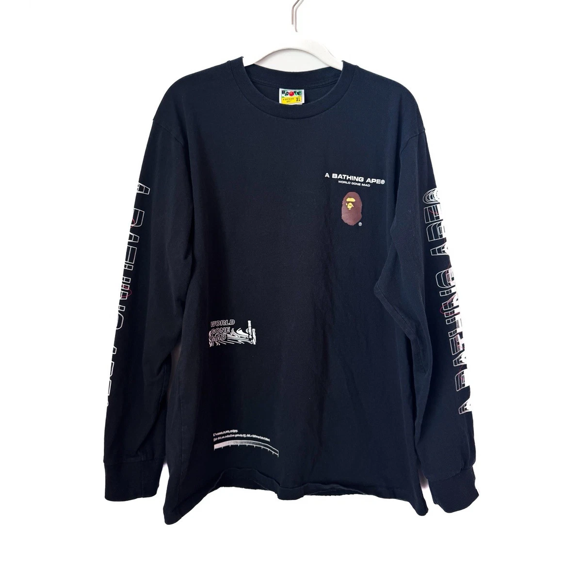 トップス A Bathing Ape long sleeve t shirt japan A Bathing Ape Long Sleeve T-Shirts for Men for sale - eBay