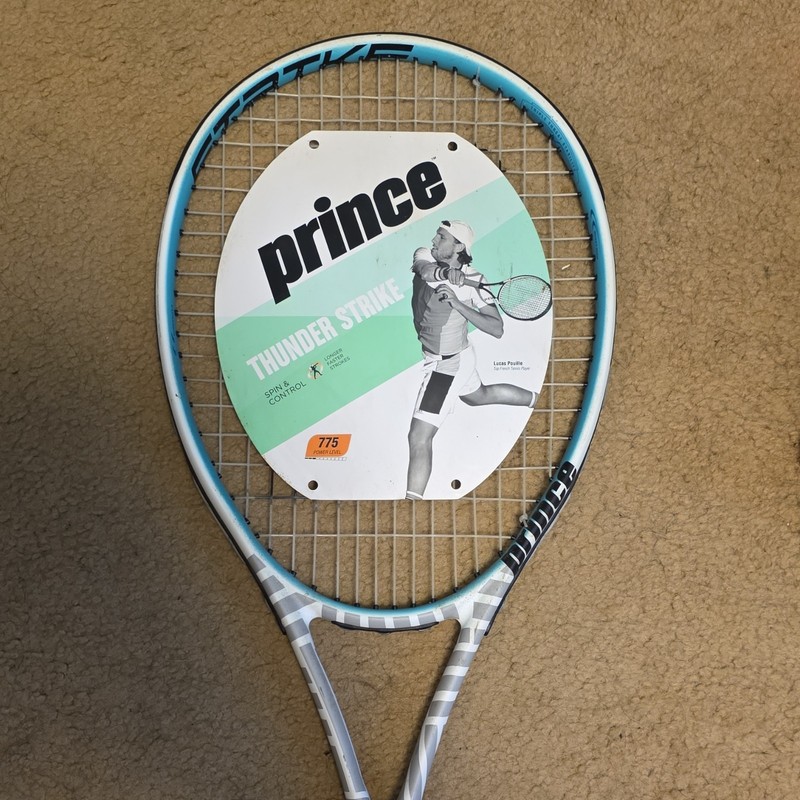 Prince Thunder Strike 110 Tennis Racquet 110 in² Head 4 1/8" Grip PZRQTSTRIKEW