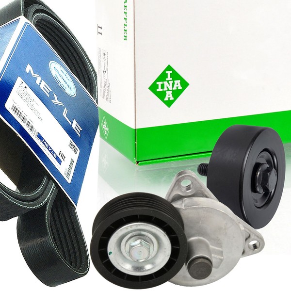 Meyle 6PK1980 Keilrippenriemen-Satz + Spanner FüR Ford Focus 2.0-image