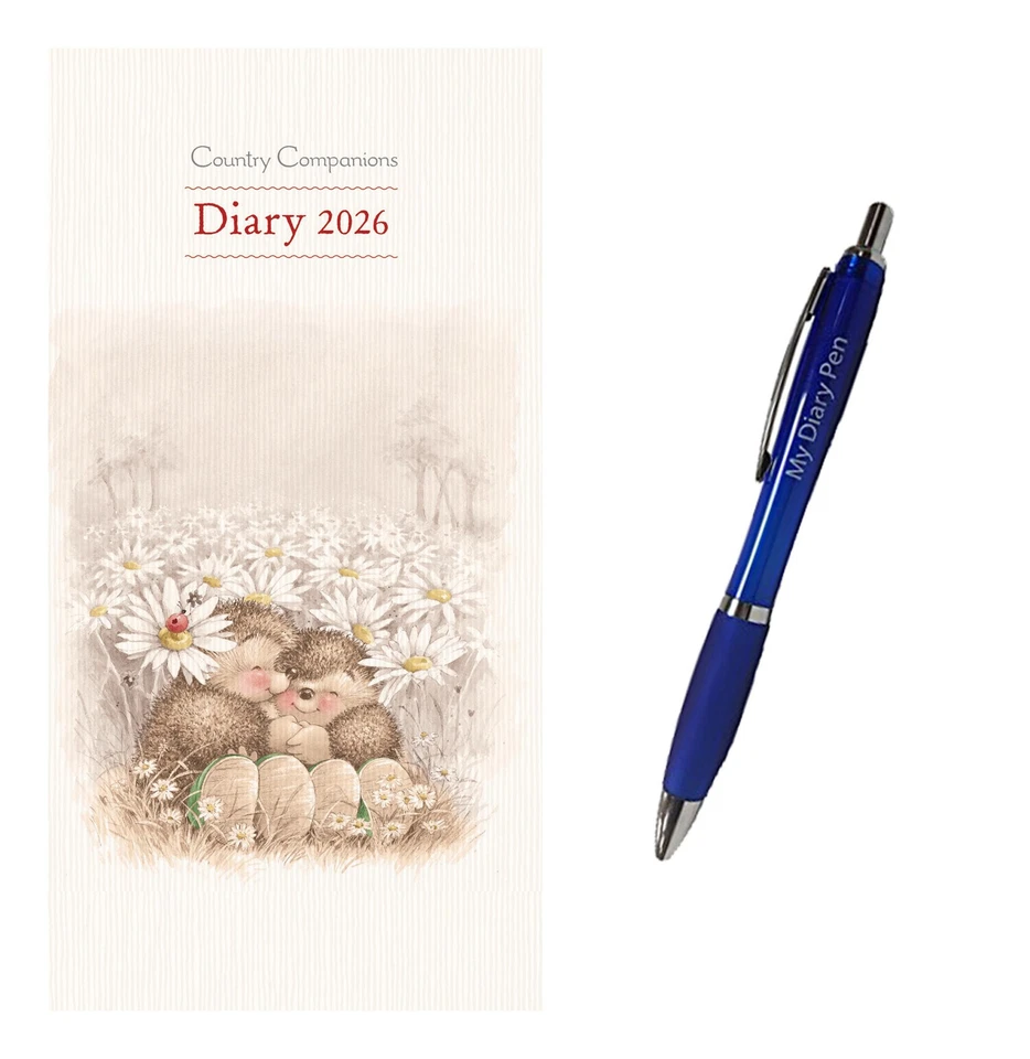 Country Companions Slim Diary 2026 + EXCLUSIVE LIMITED EDITION PEN