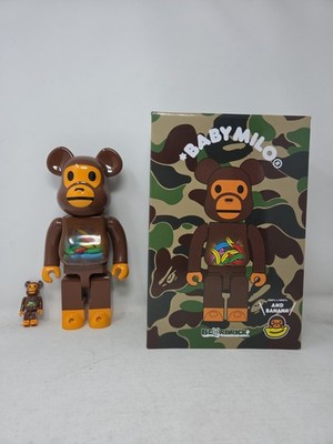 Baby Milo Flocky Bearbrick 400% 100% Medicom Toy A Bathing Ape Bape Be@rbrick