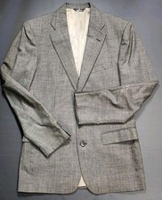 VTG Ralph Lauren Chaps Donegal Pattern Wool Tweed Blazer 42L Made USA