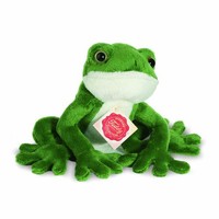 Teddy Hermann Frosch Kuscheltier Stofftier PlüSchtier Sitzend Bauernhof 15 Cm