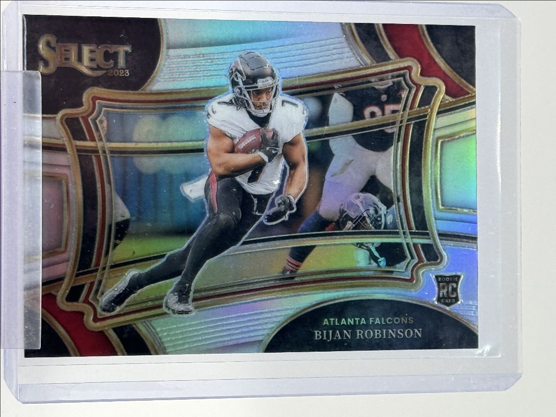 BIJAN ROBINSON 2023 SELECT FIELD LEVEL ROOKIE SILVER PRIZM FALCONS RC Q2123