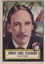 1952 TOPPS LOOK N' SEE #116 ROBERT LOUIS STEVENSON!! POPULAR SET!!