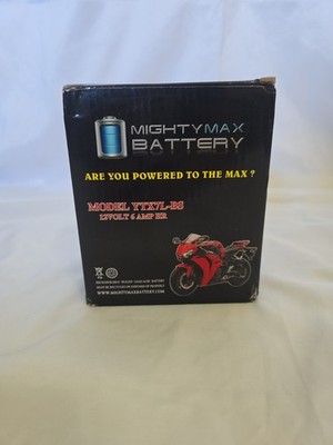 Mighty Max Battery Model YTX7L-BS 12V 6 AMP HR Rechargeable Rugged Power-Sport