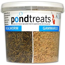 Pond Shrimp Mealworm Evolution Aqua Pond Treats Protein Variety Koi Food 700g