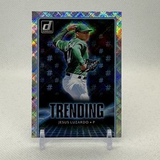 2021 Jesus Luzardo Donruss Trending Diamond #TR9, P, Athletics, MLB,
