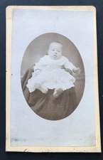 Hidden Mother CDV Of Baby~ By W. P & M. B. Momeyer~ Keesport PA