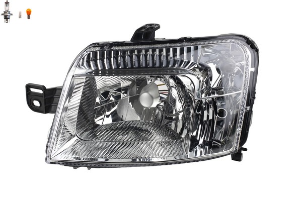 Scheinwerfer Passend FüR Fiat Panda 169 09/03-07/09 Links Mit Leuchtmittel-image