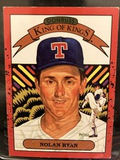1990 Donruss - Nolan Ryan #665 King of Kings Front & Back
