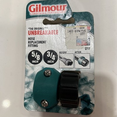 GILMOUR 5/8  - 3/4  GARDEN HOSE REPLACEMENT FEMALE END FITTING COUPLING