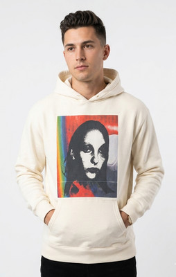Christian Dada Off White Hoodie Sweater Cotton Relaxed Fit Pullover M (JP 44)
