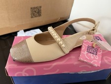 Kids Gioseppo Sling Back Flat Shoes Size UK 3 Us 3.5 Brand New In Box with Tags