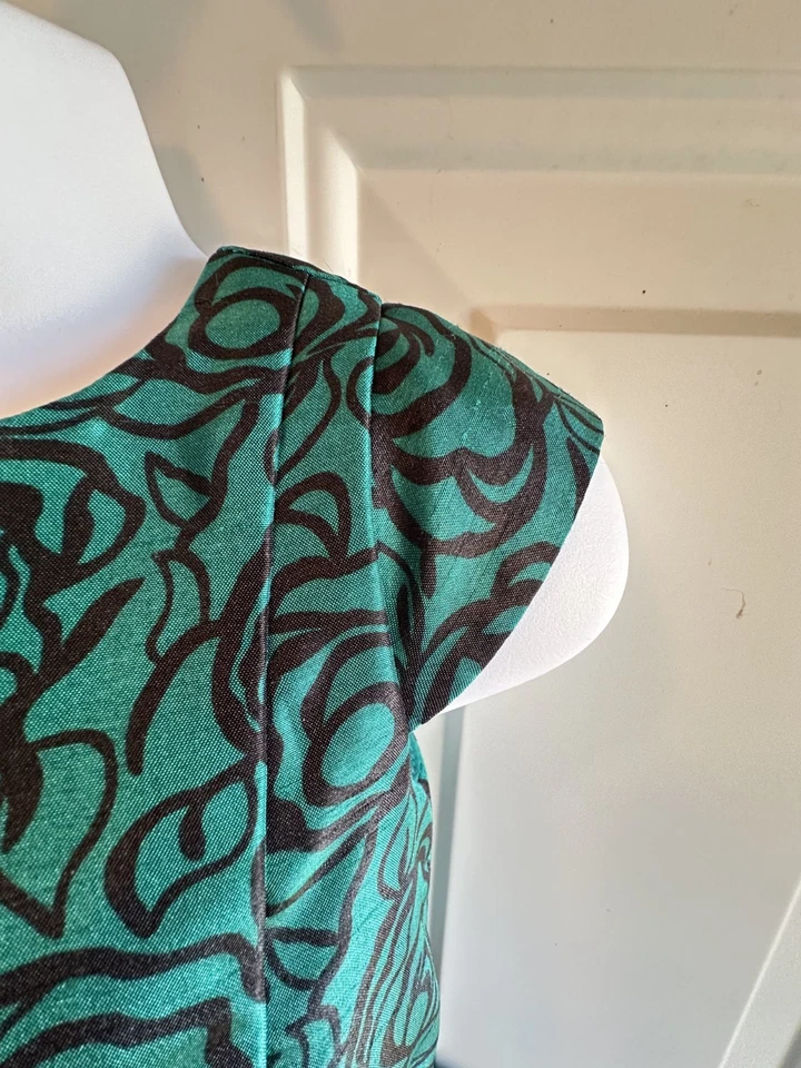 Vestido de fiesta formal negro verde esmeralda 2T GYMBOREE para niñas pequeñas Foto 4 de 4