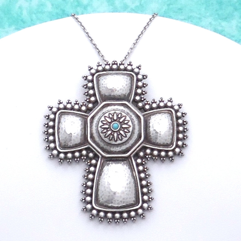 New Brighton Telluride West Cross Necklace $88 Jewelry with tag
