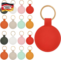 Leder SchlüSselanhäNger Set 24 StüCk Personalisierbar FüR Gravur Und DIY