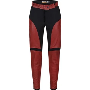 MotoGirl Fiona Ladies Motorcycle Motorbike Leather Trouser Red