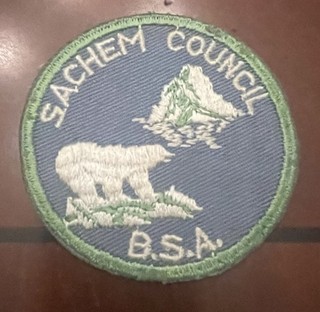 Vintage Sachem Council Patch Boy Scout Badge Menetomi 496 BSA 1950’s