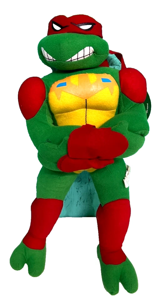 Figura de peluche roja Teenage Mutant Ninja Turtles Raphael 2008 Fast Forward Foto 2 de 4