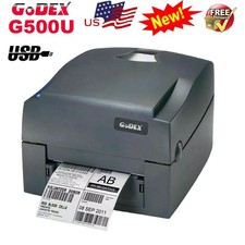 GODEX G500U 4" Thermal Transfer Direct Thermal 203dpi USB Lable Printer USA