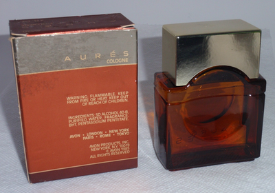 AVON AURES Aurés Mens Cologne Splash Aftershave 4 Fl oz - NEW in