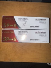 2x Yayashi SP-6 Probiotic Whitening Toothpaste Oral Health 120g 2027 New