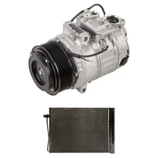 For BMW 535i xDrive 2011-2013 OEM AC Compressor w/ A/C Condenser & Drier GAP