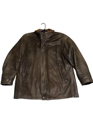 44 $2395 Overland Romano Jacket Leather Wool Cashmere Goat