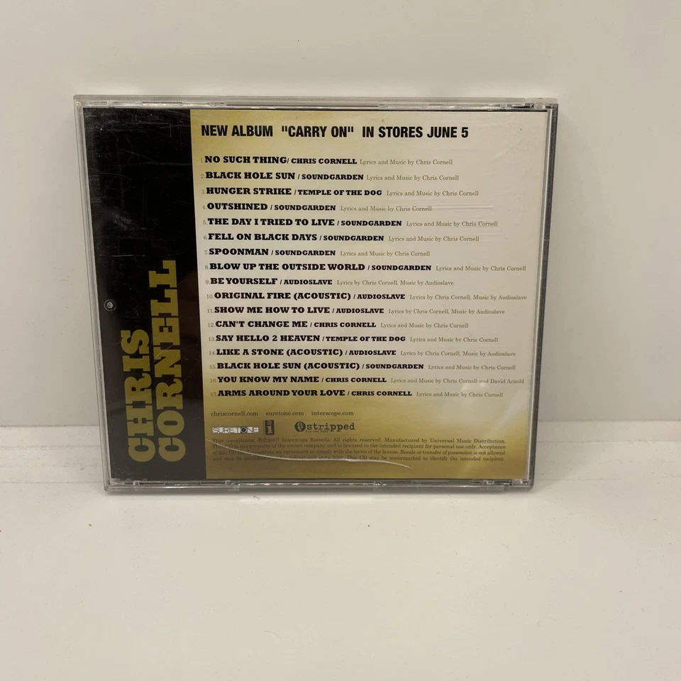 CHRIS CORNELL THE ROADS WE CHOOSE A RETROSPECTIVE CD SOUNDGARDEN Very Good Foto 2 de 4