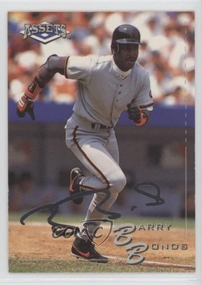 1995 Classic Assets Silver Foil Signature Barry Bonds #65 1f8