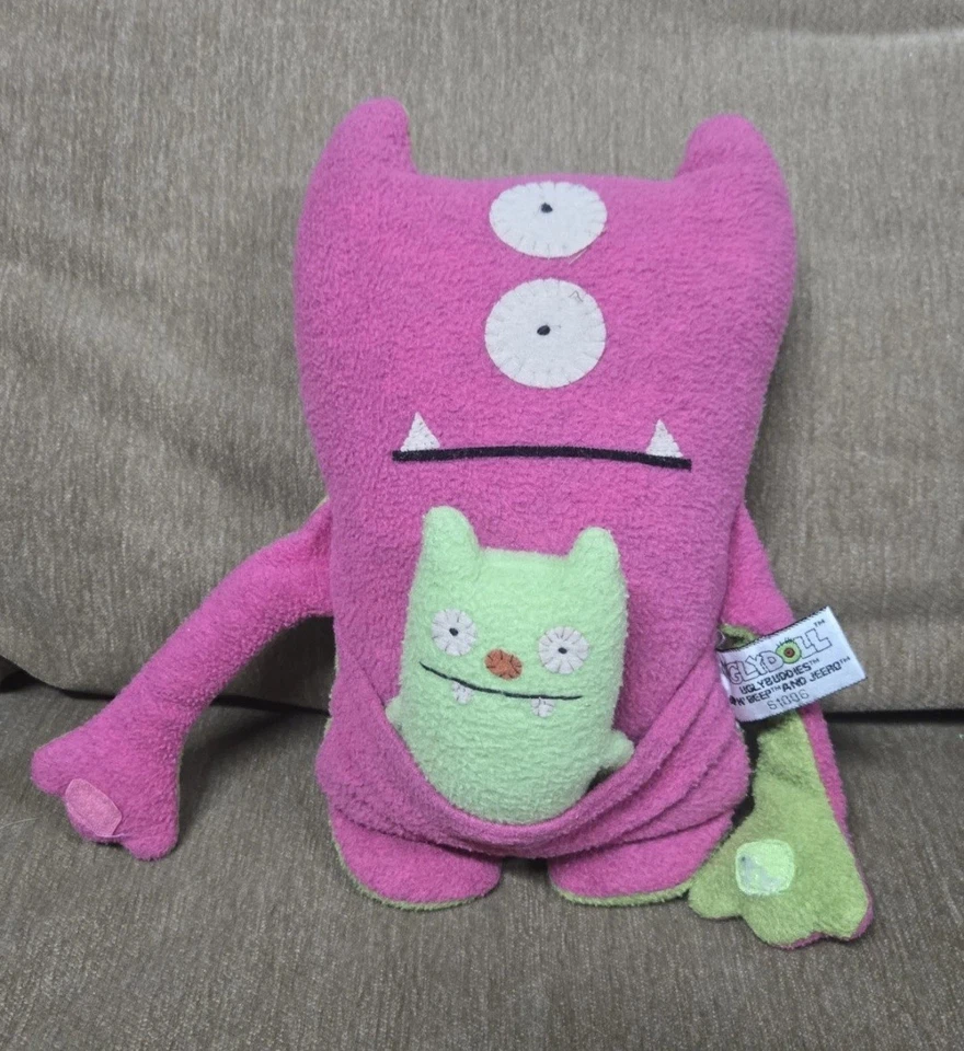 Lote Uglydoll Peluche Gund Uglybuddies Bop N Beep Jeero Uglycorn Ninja Batty Shogun Foto 3 de 4