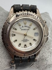 Unisex L.A Malibu Sportline Electro Luminassence Quartz Date Watch New Battery